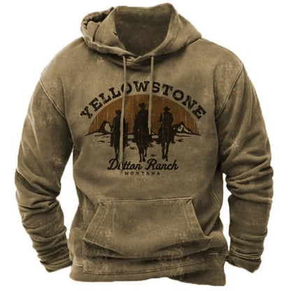 Western Cowboy Men's Hoodie