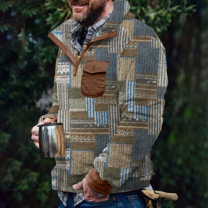 Cowboy Pullover Button Down Jacket